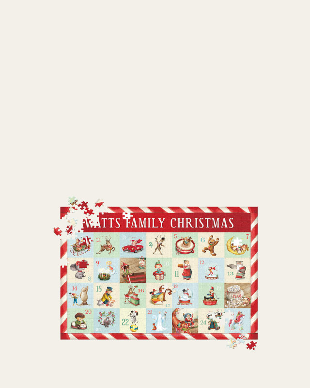 Kid's Countdown to Christmas Puzzle, Personalized